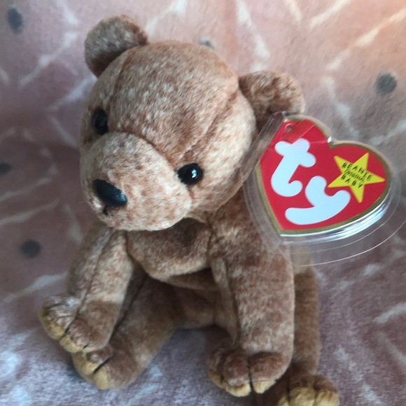 Rare 1999 Ty Original Beanie Pecan - Picture 1 of 5